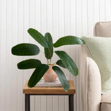 Imagem de 1 Planta Artificial Realista com Folhagem de 60cm e 9 Folhas em Silico