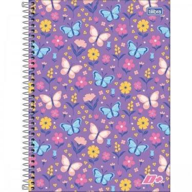 Imagem de Caderno Espiral Capa Dura Pequeno 200 Folhas Feminino - Tilibra