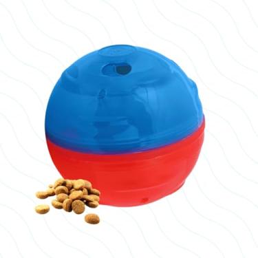 Imagem de Bola De Brinquedo Petisqueira Para Brincar Pet Games Comedouro Para Cachorro e Gato Pet Ball(P (12CM))