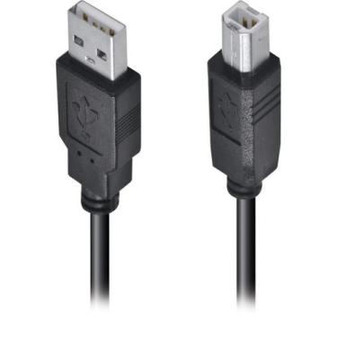 Imagem de Cabo USB para Impressora a Macho X B Macho 2.0 - 1.8M UAMBM-18 - Vinik