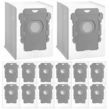 Imagem de Pacote com 14 sacos de substituição para aspirador de pó compatíveis com iRobot Roomba i & s & j Series i7, i7+, i3, i3+, i1+, i4, i6, i6+, i8, i8+, j6, j6+, j7, j7+, s9+ Combo i5, j5, j8+, j9+