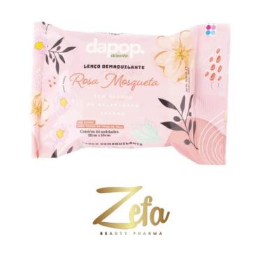 Imagem de Lenço Demaquilante E Limpeza Facial Rosa Mosqueta - Dapop