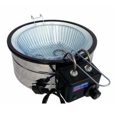 Imagem de Fritadeira Industrial Elétrica Tacho Esmaltado Profissional 3,5L - Sal