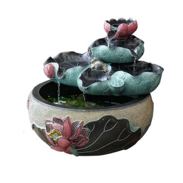 Imagem de Fonte de cachoeira para área de trabalho, relaxamento, circulação, fonte de cachoeira, decoração multiespaço, para decoração de fontes de mesa de casa e escritório