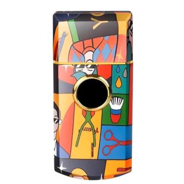 Imagem de Mini Barbeador Shaver Profissional Colorido para homens aparador de barba portátil mini barbeador recarregável RS-7098