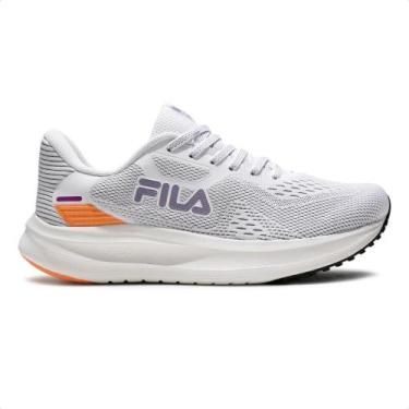 Imagem de Tênis Fila Fastness Feminino, 38, Branco, Laranja