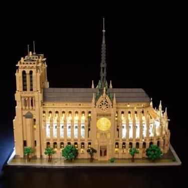 Imagem de LightGo Kit De Iluminação Led Projetado Para O Conjunto Construção Lego 21061 Notre-Dame Paris - Não Inclui Modelo (Versão Clássica)