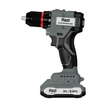 Imagem de Furadeira Parafusadeira a Bateria 21V Brushless Bivolt RZ-FPBB21 - Razi