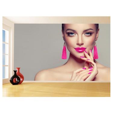 Imagem de Papel De Parede Salão De Beleza Maquiagem Make 3,5M Slb60