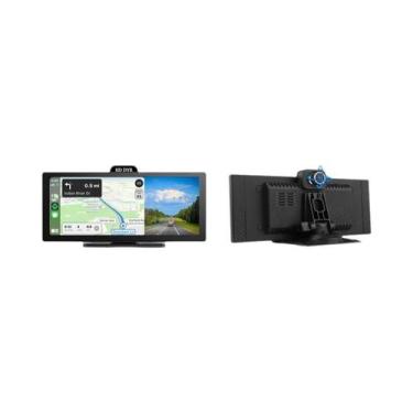 Imagem de Câmera Veicular Sem Fio 4K De 11,26 Polegadas Jansite DVR Com Navegaçã