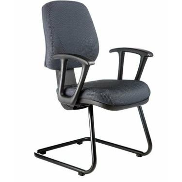 Imagem de Cadeira Executiva Base Fixa em S Linha New Confort Preto