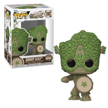 Imagem de Funko Pop Marvel We Are Groot 1392 Groot As Captain America