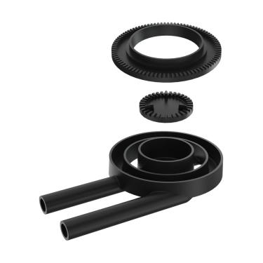 Imagem de Queimador Duplo Completo Fogão Industrial Ferro N01 17,4cm