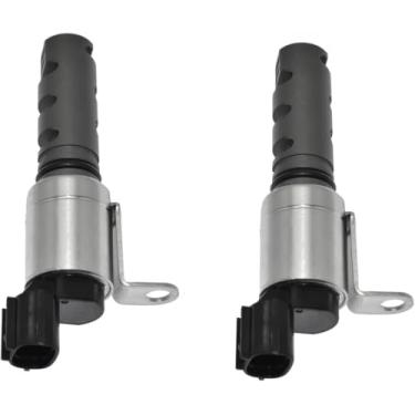 Imagem de Sorghum Válvula de controle de óleo do motor de admissão e escape VVT 2 peças compatível com Toyota C-HR 2018-2020 Corolla 2009-2020 Matrix 2009-2014 Scion iM xD Pontiac Vibe Replace# 15330-37010
