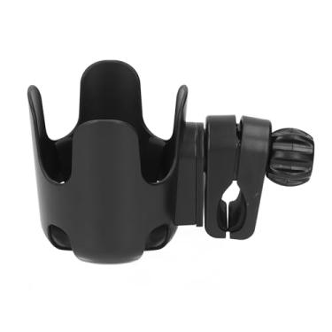 Imagem de Suporte de copo para carrinho de bebê com rotação de 360 ​​graus Suporte de garrafa multifuncional universal para scooters, bicicletas, esteiras, material ABS, tamanho compacto