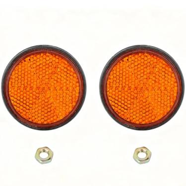 Imagem de Refletor universal de motocicleta Refletor Redondo 2 peças Gorgeri (material PMMA)