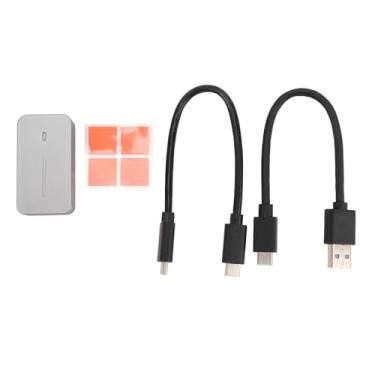 Imagem de Pilipane M2 NVMe SSD Gabinete de alumínio RTL9210B USB3.2 Gen2 10Gbps Leitor de gabinete de unidade de estado sólido para PC, laptops, Smart TVs