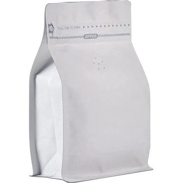 Imagem de Sacos de café EVERPACK White Kraft Paper 340g 50 unidades
