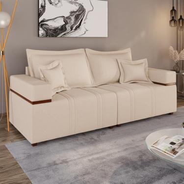 Imagem de Sofá Living Verona 3 Lugares 2,00m Bege
