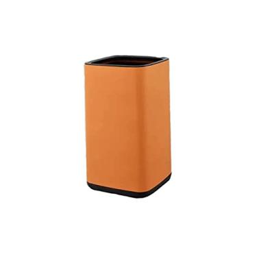 Imagem de Caixote do lixo de aço inoxidável Cesto de lixo doméstico de dois andares sem tampa, quarto, banheiro, escritório, cesto de lixo/Orae/12L