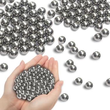 Imagem de Bola de aço de 8 mm - 200 peças para estilingue composto (prata)