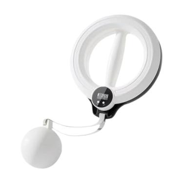 Imagem de Vaveren Aro de braço com peso para fortalecimento dos pulsos e braços, com 3 modos de exibição. Equipamento ergonômico para exercícios de fitness, ideal para, Branco