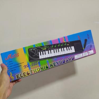 Imagem de Mini Teclado Infantil32 TeclasKaraokê E Microfone A Pilha