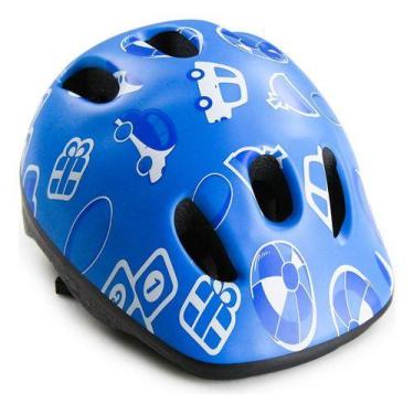 Imagem de Capacete Infantil TRUE FUN Bike Ciclismo De 1/4 Ano Regular, Azul, 48-
