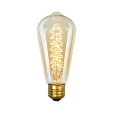 Imagem de Lâmpadas Retro Edison E27 220V 40W ST64 G80 G95 T10 T45 T185 A19 A60 L
