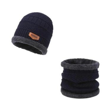 Imagem de Conjunto De Luvas, Gorro E Cachecol Para Inverno Com Tela Sensível Ao 