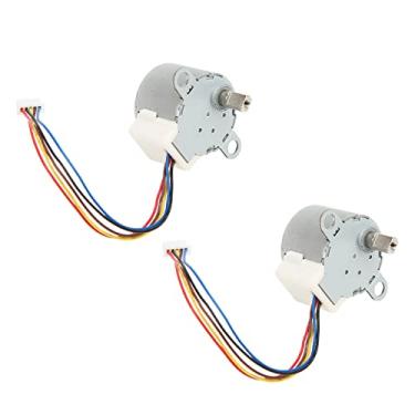 Imagem de Acouto Motor de Passo Alto 80N·M Com Bobina de Cobre e Caixa de Aço | Motores de Passo DC 5V 24BYJ48 de 10 Unidades para Aplicações Versáteis