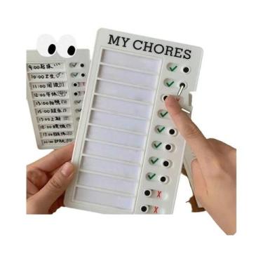 Imagem de Cartão De Autodisciplina Ferramenta Mágica Lista De Tarefas Plástica P