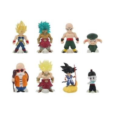 Imagem de Figuras De Anime Dragon Ball 8 Peças Wukong Tartaruga Imortal Oolong B
