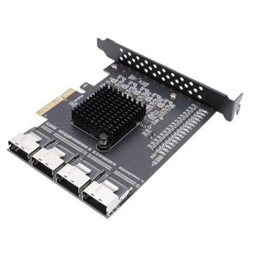 Imagem de VBESTLIFE Adaptador PCIE para 4 Portas MINI SAS SFF 8087, Placa de Expansão PCIE 3.0 X4, Pode Expandir para 16 Portas Serial ATA 3.0