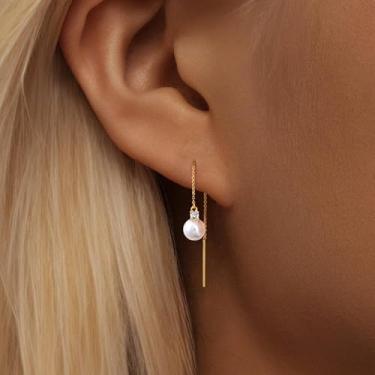 Imagem de Brinco feminino, pulseira de ouro de camada delicada empilhável para mulheres, joias da moda | Presente de festa, banhado a ouro 14K, standard, Latão, Sem pedra preciosa