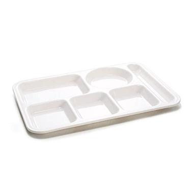 Imagem de Prato de jantar particionado multiuso, cantina familiar, restaurante, unidade de fábrica, aplicável (cor: G) (E)