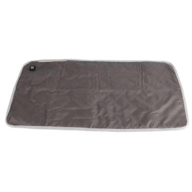 Imagem de Yosoo Almofada de Assento Aquecida Portátil, Almofada de Aquecimento de Grafeno de 45x90cm para Cadeira de Escritório, Acampamento Ao Ar Livre Com Proteção contra (BLACK)