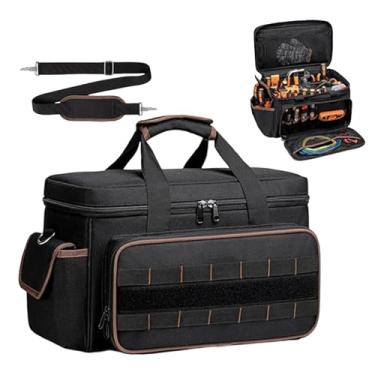 Imagem de Organizador de de Ferramentas | Cinto de Grande Capacidade com Alça Ajustável,Organização Portátil de Armazenamento de Ferramentas | para Pai Eletricista Mecânico Carpinteiro Construção Viagem