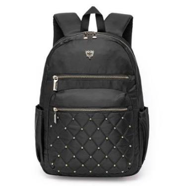 Imagem de Mochila Feminina Escolar Casual Resistente Espaçosa Trabalho-Feminino