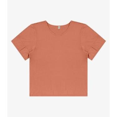 Imagem de Blusa Plus Size Infinita Cor Rovitex Laranja-Feminino
