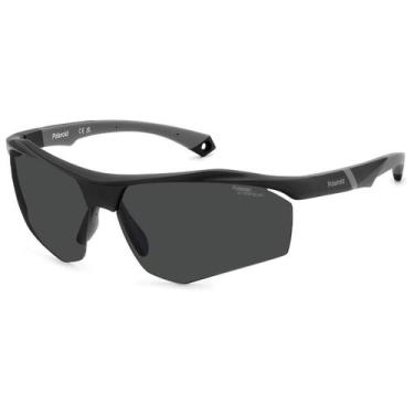 Imagem de Óculos De Sol Polaroid Polarizado Preto Fosco PLD 7055/S 003-68