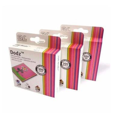 Imagem de Adesivo Dupla Face Dodz 3 D Grande Extra Forte 100 Adesivos