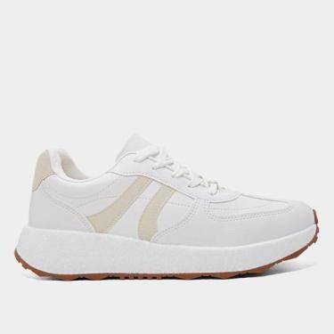 Imagem de Tênis Vizzano Casual Feminino, Off white, 39