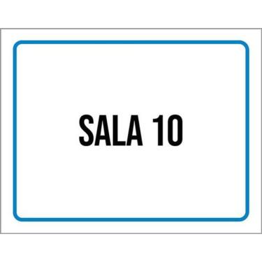Imagem de Kit 3 Placas Ambiente Setor Sala 10 36X46