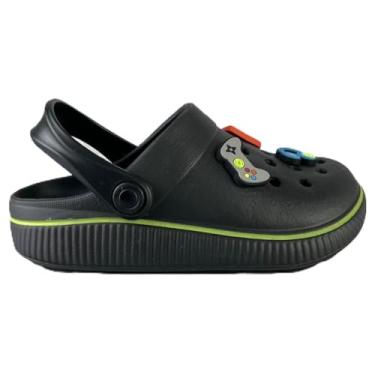 Imagem de Sandália Babuche Molekinho Infantil Menino EVA Leve Original Gamer Skate (BR, Criança de 4 a 8 anos, Faixa Numérico, 29, 30)