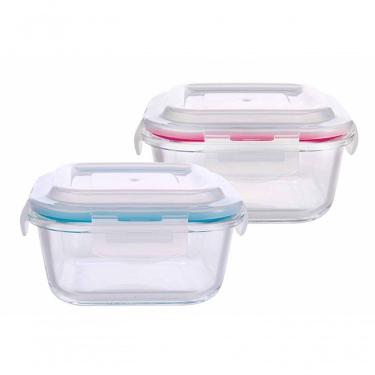 Imagem de Pote De Vidro 800 Ml Quadrado