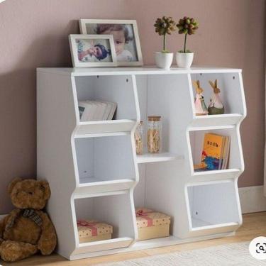 Imagem de Organizador Infantil Dallas 100% Mdf Quarto Brinquedos