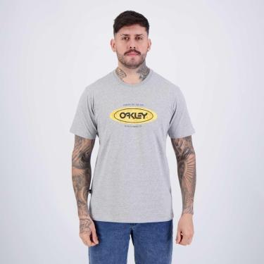 Imagem de Camiseta Oakley Ellipse Sun Flower Cinza-Masculino