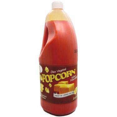 Imagem de Óleo Vegetal Para Pipoca - Sabor Manteiga De Cinema Galão 2L - Popcorn