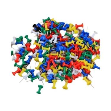 Imagem de Pinos Transparentes 50pcs Para Quadro De Fotos, Quadro De Avisos, Deco